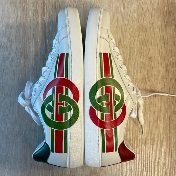 Gucci Ace Interlocking G Men’s Sneakers - 8 - Picture 5 of 8